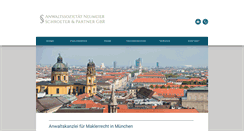 Desktop Screenshot of maklerrecht-muenchen.com